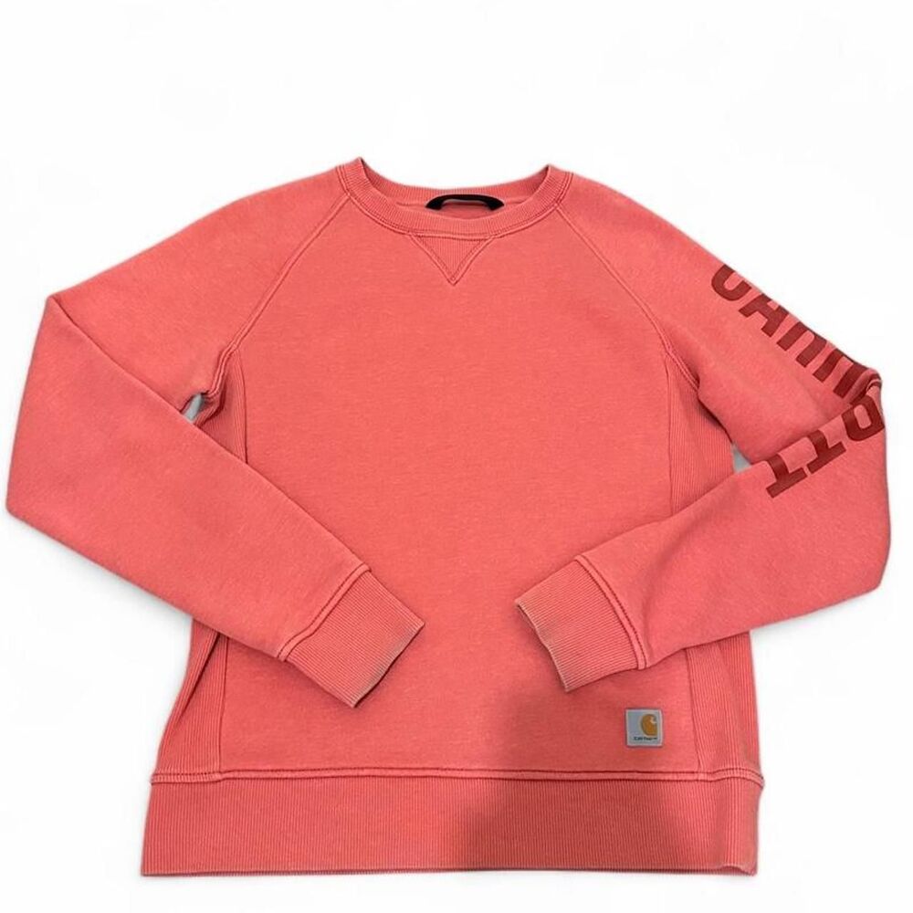 Carhartt Women's Pink and Orange Sweatshirt